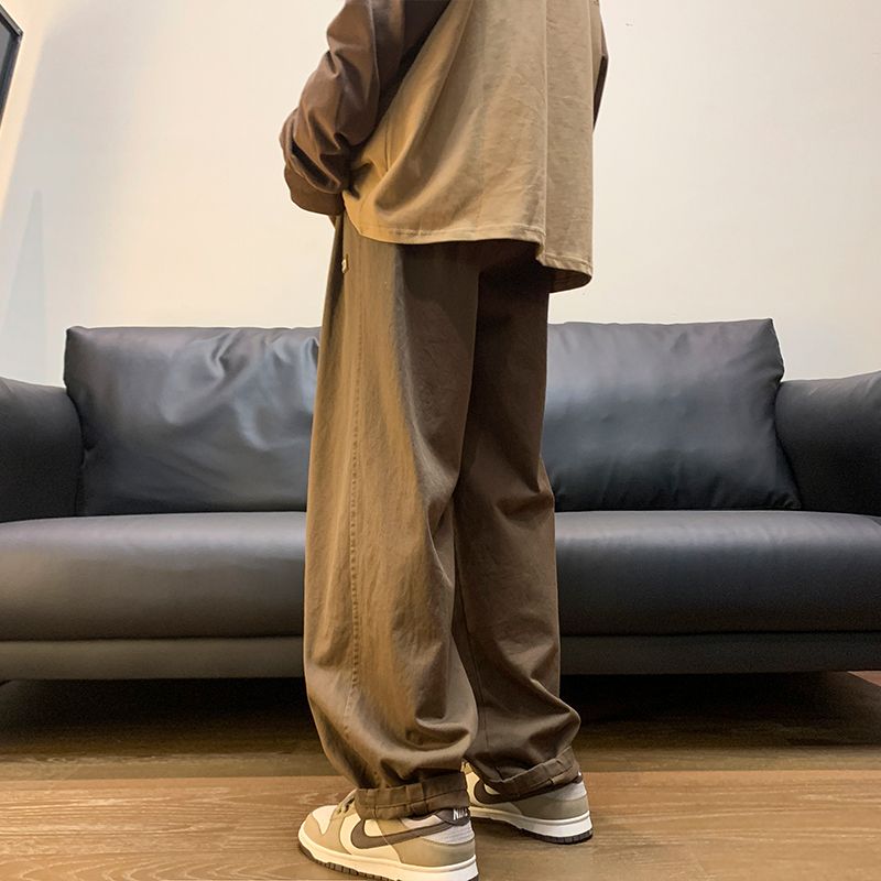 Moda vintage colando calças de - Men'S Fashion Trousers avaliação e preço