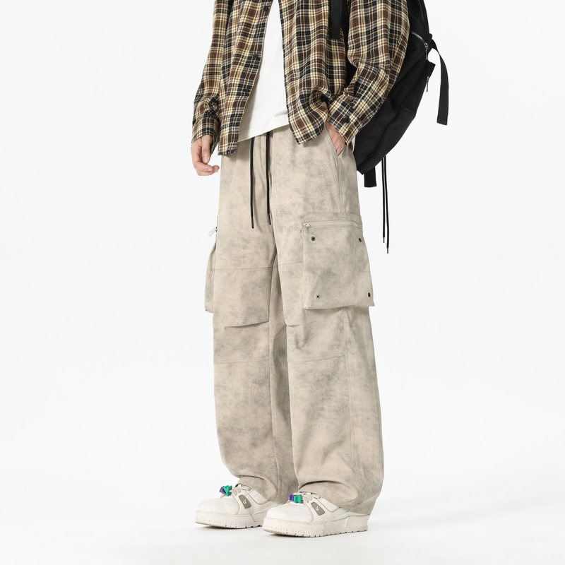 Bolso elástico de cintura alta - Men'S Fashion Trousers avaliação e preço