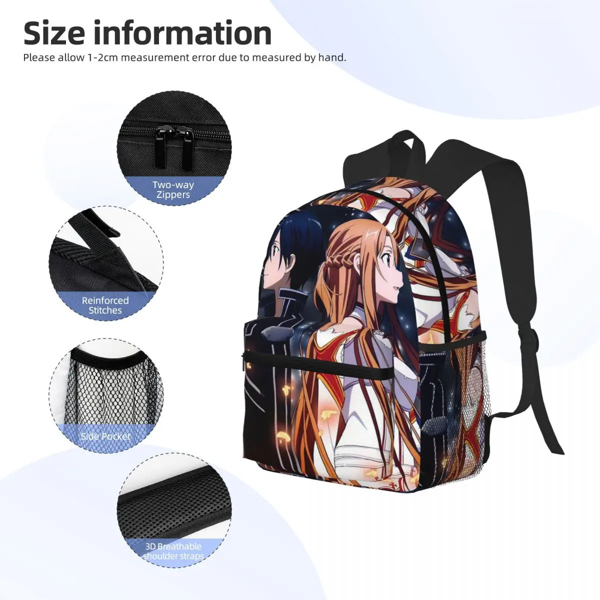 Mochila escolar Sword Art Onli - Men'S Fashion Online avaliação e preço