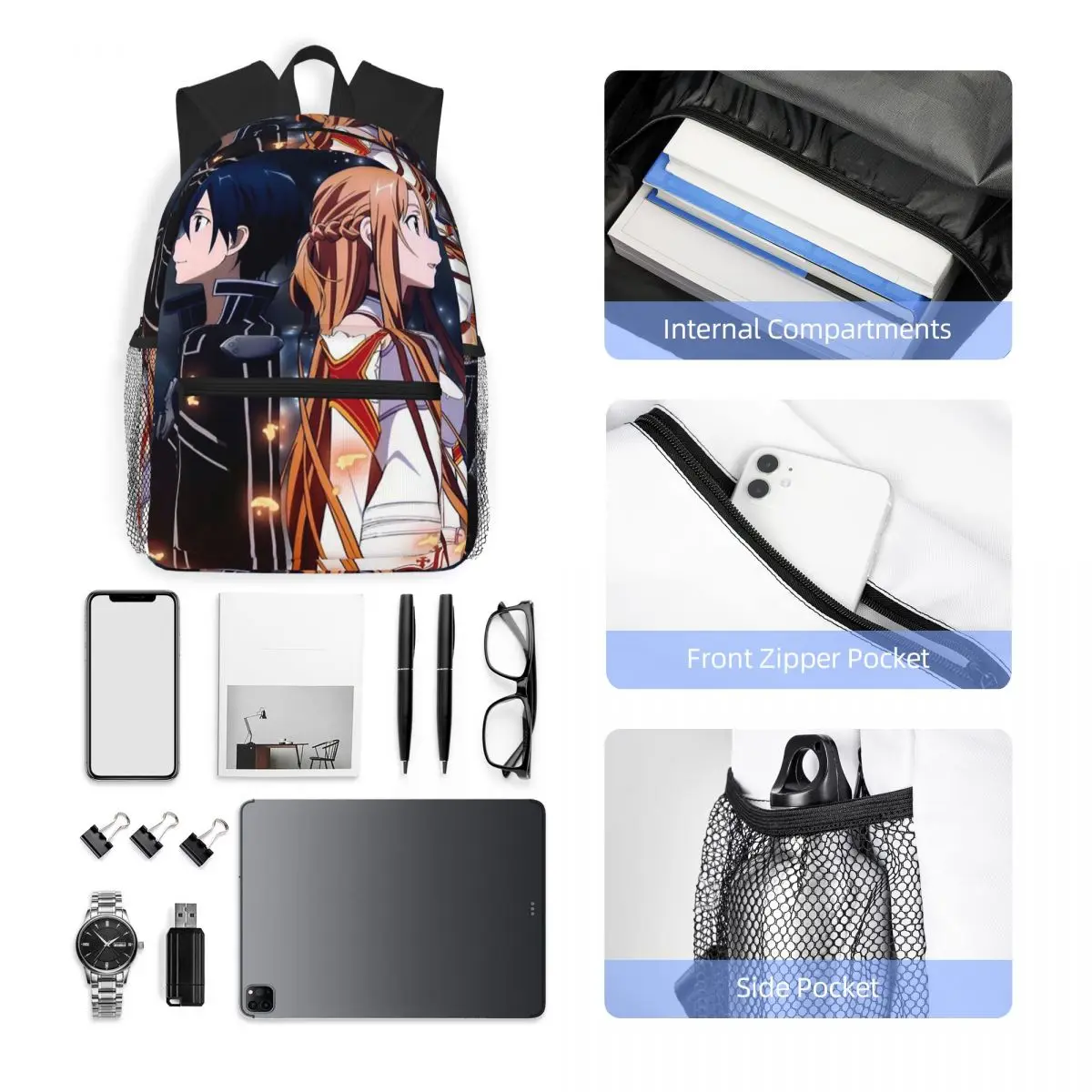 Mochila escolar Sword Art Onli - Men'S Fashion Online avaliação e preço