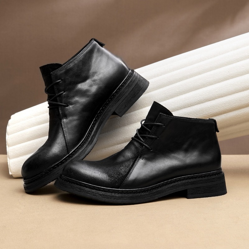 Botas Masculinas Vintage de Co - Men Fashion Vintage avaliação e preço
