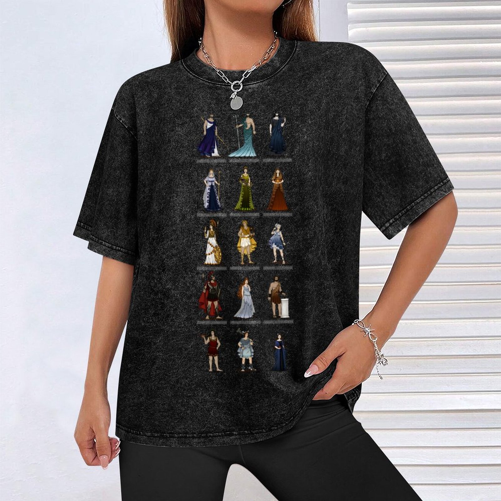 Camiseta com estampa de deuses - Men'S Fashion Greece avaliação e preço