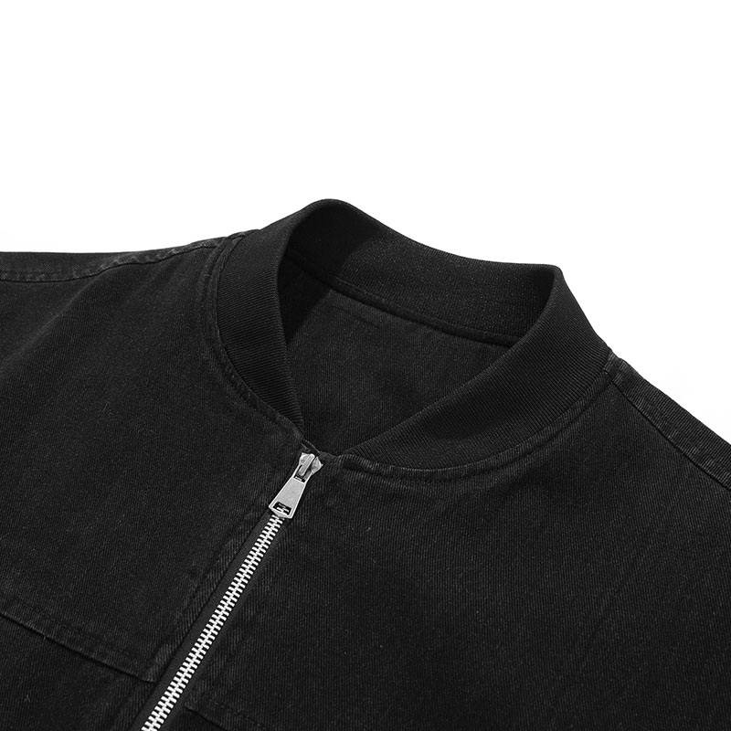 Primavera outono jaqueta espor - Mens Fashion Denim Jacket avaliação e preço