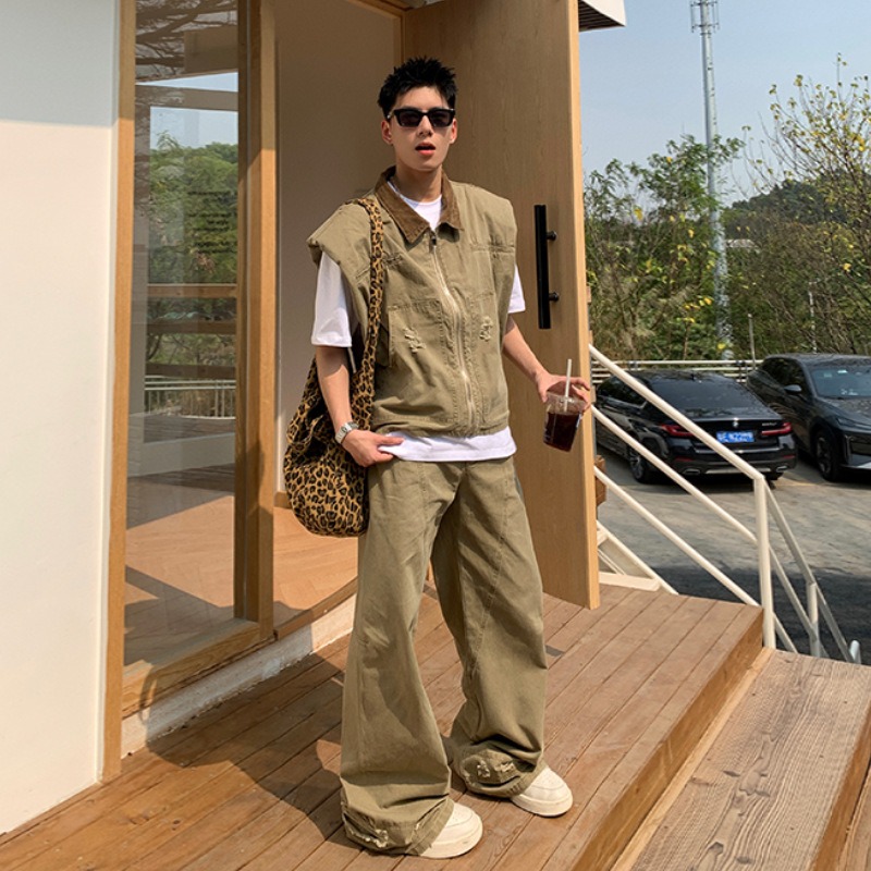 Jaqueta Jeans Retrô Masculina  - Mens Fashion Summer avaliação e preço