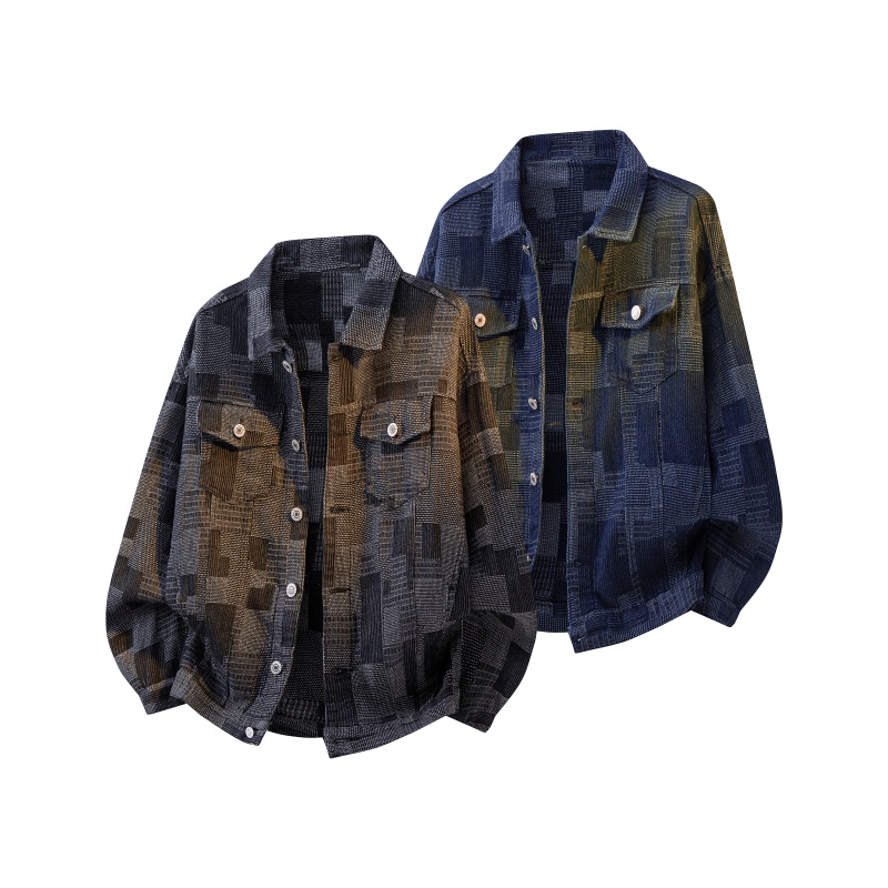 2026 primavera homens lavado d - Mens Fashion Denim Jacket avaliação e preço