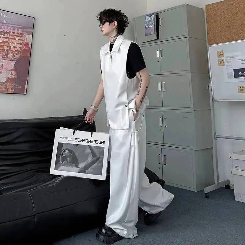 Colete LUZHEN 2026: Novo Conju - Men'S Fashion Loose Pants avaliação e preço