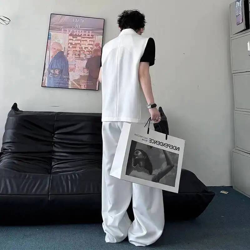 Colete LUZHEN 2026: Novo Conju - Men'S Fashion Loose Pants avaliação e preço