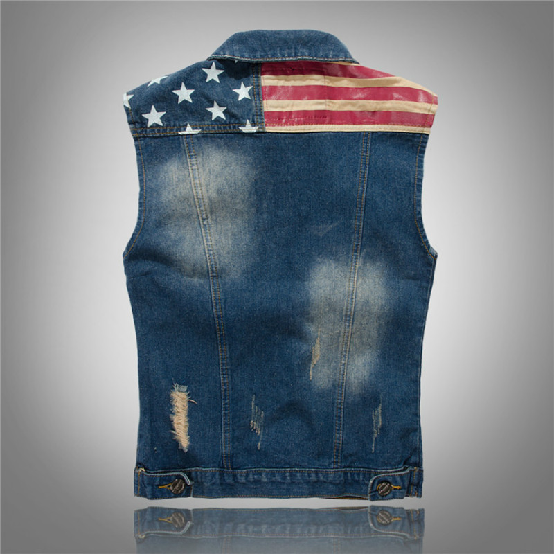 Colete Jeans Masculino Estilo  - Mens Fashion Denim Jacket avaliação e preço