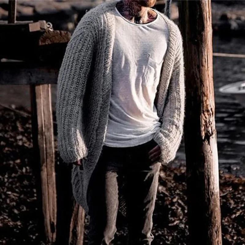 Suéter de cardigã grosso de ag - Men'S Fashion V Neck Sweater avaliação e preço