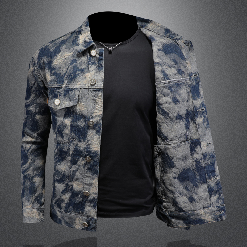 2025 primavera vintage denim j - Mens Fashion Denim Jacket avaliação e preço