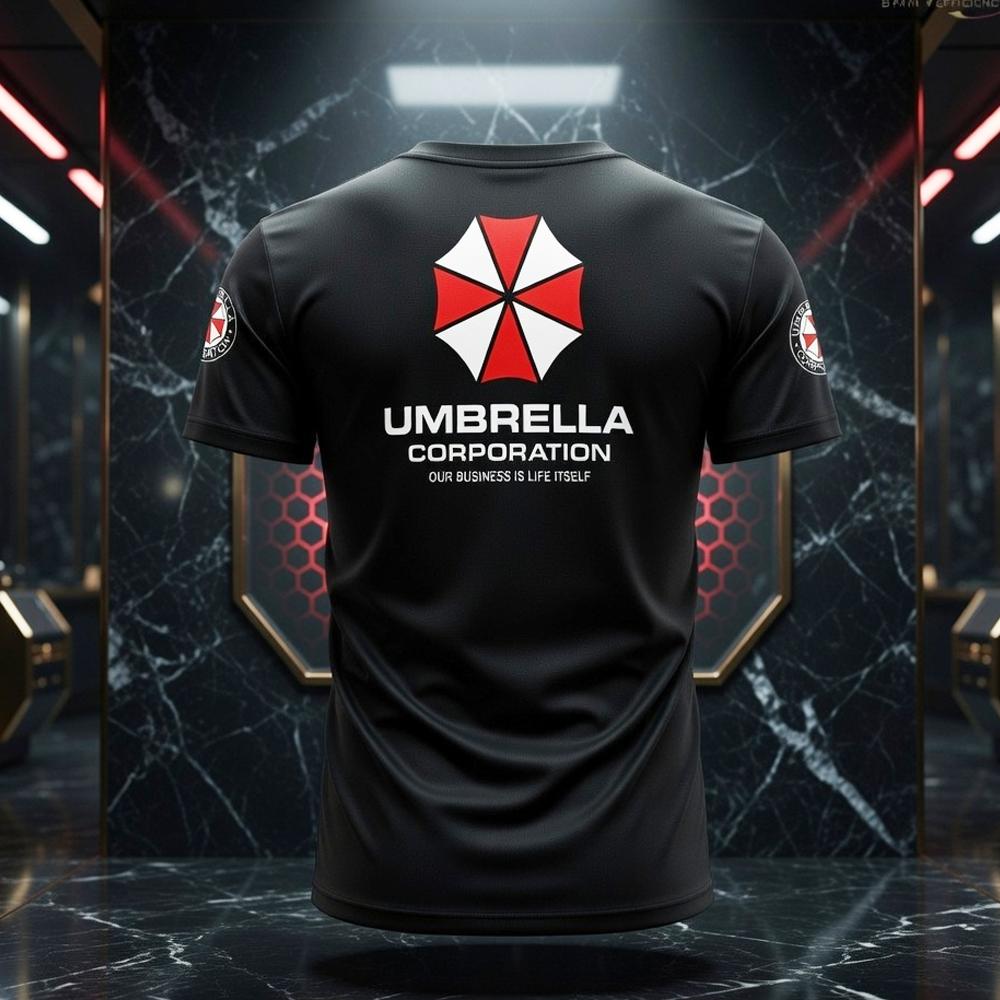 Camiseta estampada com slogan  - Men'S Fashion Umbrella avaliação e preço
