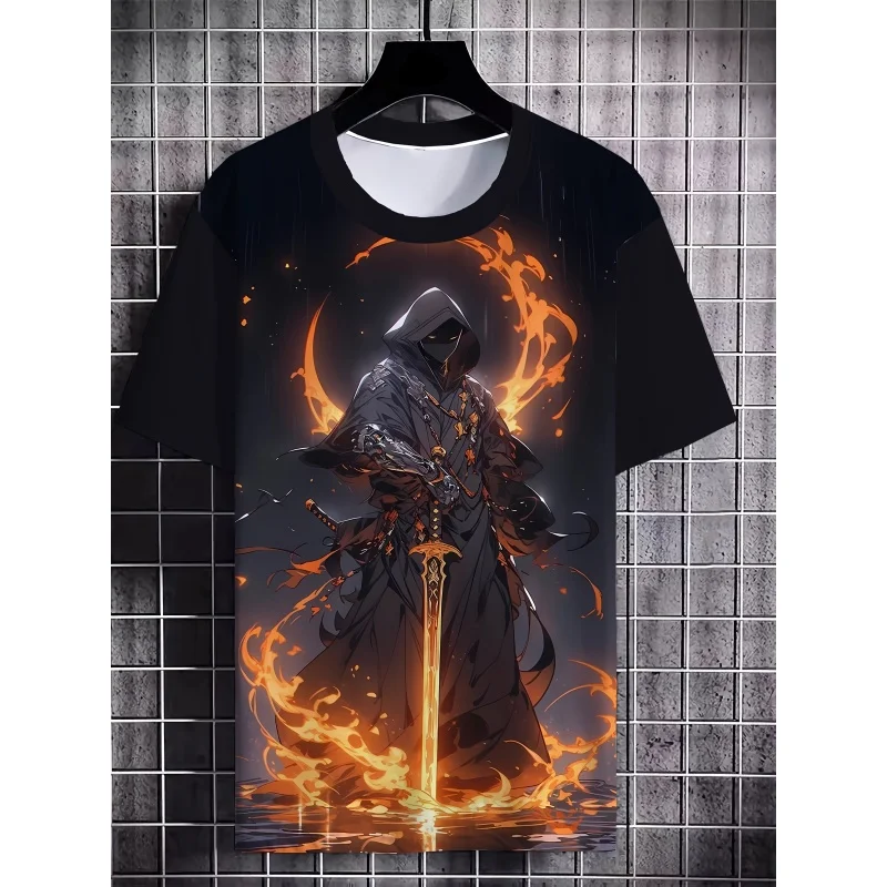 Camiseta gráfica do antigo Egi - Men Fashion Egypt avaliação e preço
