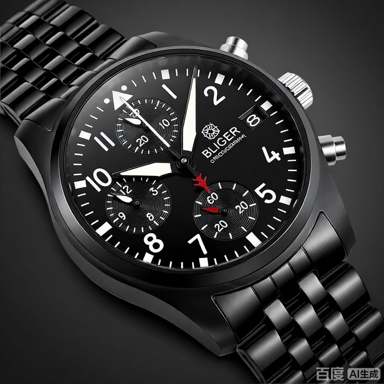 Relógio Cronógrafo Aviador BLI - Mens Fashion Bracelet avaliação e preço