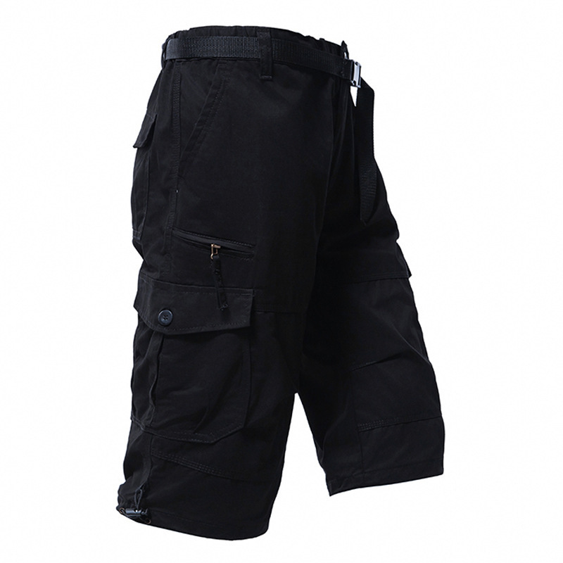 Calças 3/4 de Algodão Masculin - Men'S Fashion Loose Pants avaliação e preço
