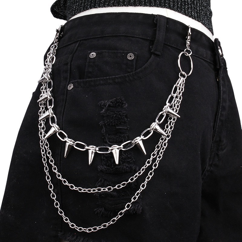 Hip hop punk rock calças de me - Men'S Fashion Trousers avaliação e preço