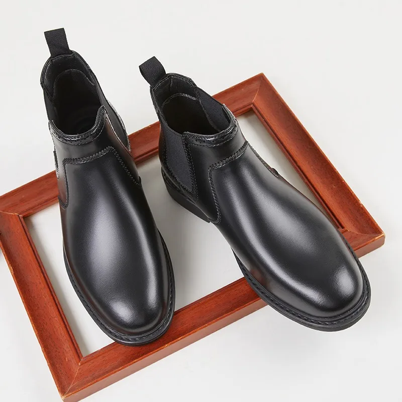 Botas oxford de couro masculin - Men Fashion Vintage avaliação e preço
