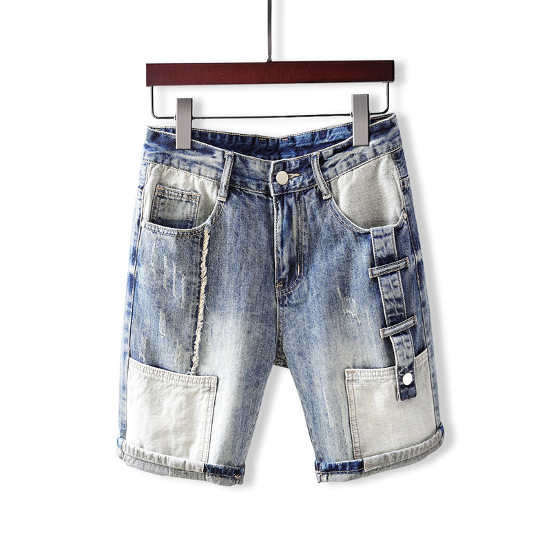 Calças de brim curtas masculin - Men'S Fashion Loose Pants avaliação e preço