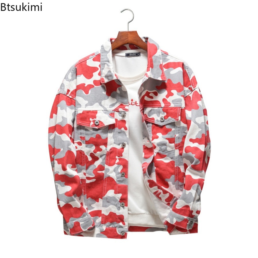 Primavera outono moda masculin - Mens Fashion Denim Jacket avaliação e preço