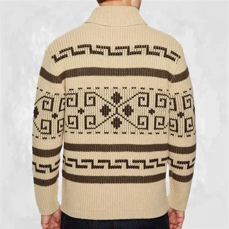 Cardigã Masculino de Inverno V - Men'S Fashion V Neck Sweater avaliação e preço