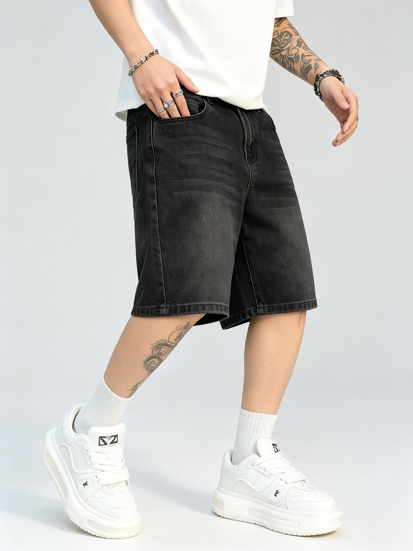 Calças Jeans Baggy Estilo Y2K  - Men'S Fashion Loose Pants avaliação e preço