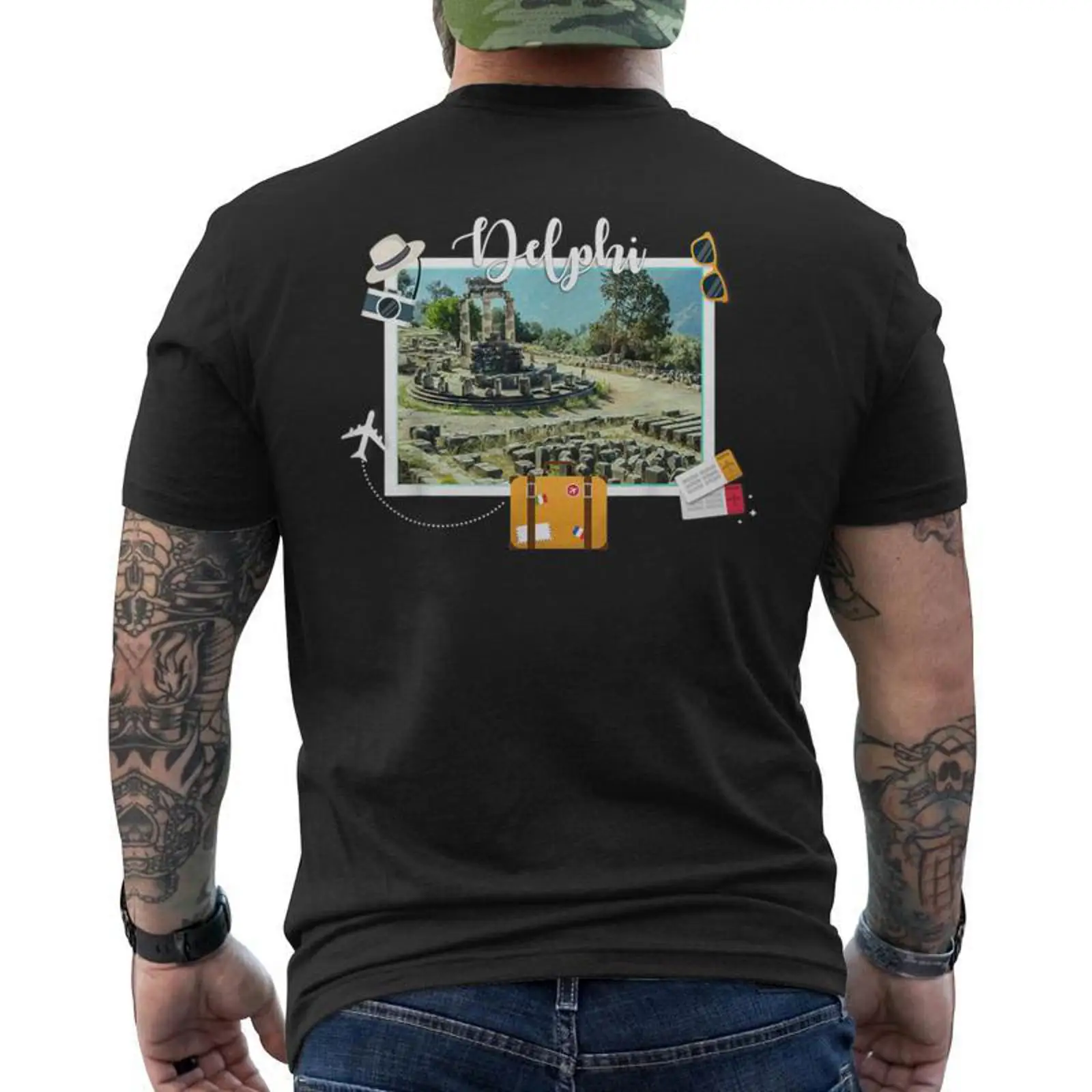 Camiseta masculina Delphi, lem - Men'S Fashion Greece avaliação e preço
