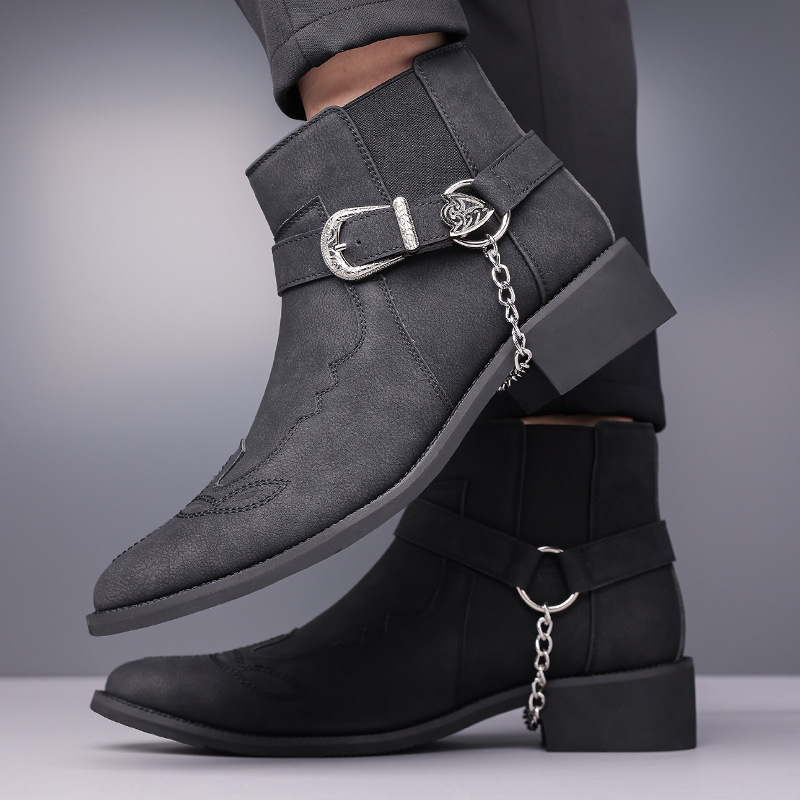 Nova Marca de Moda: Botas Masc - Men Fashion Vintage avaliação e preço
