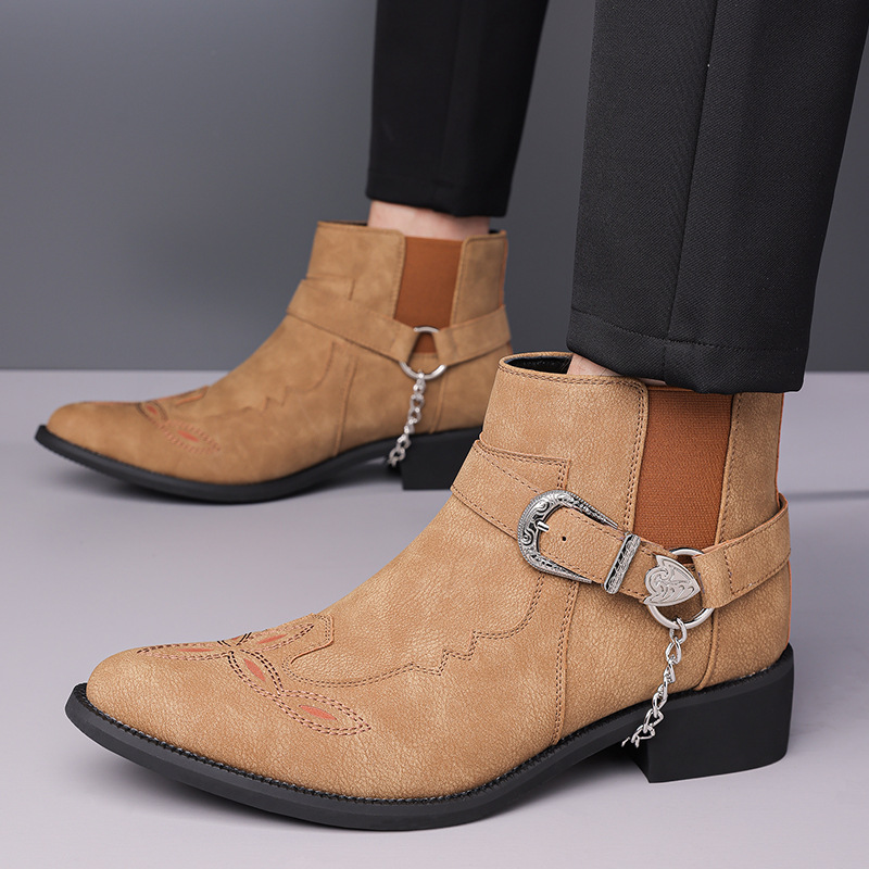 Nova Marca de Moda: Botas Masc - Men Fashion Vintage avaliação e preço