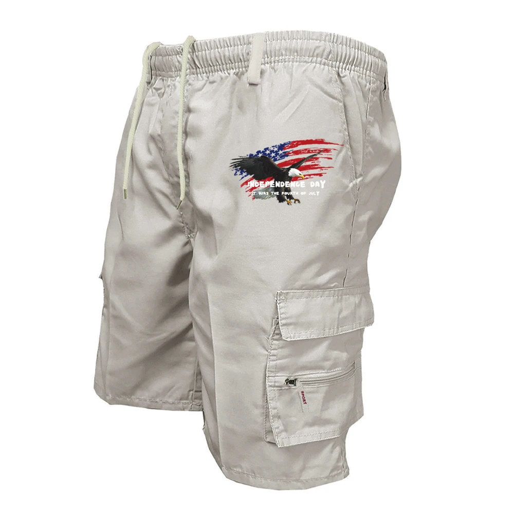 Bermudas Cargo Masculinas Esti - Men'S Fashion Loose Pants avaliação e preço