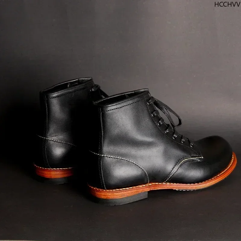 Botas masculinas vintage de co - Men Fashion Vintage avaliação e preço