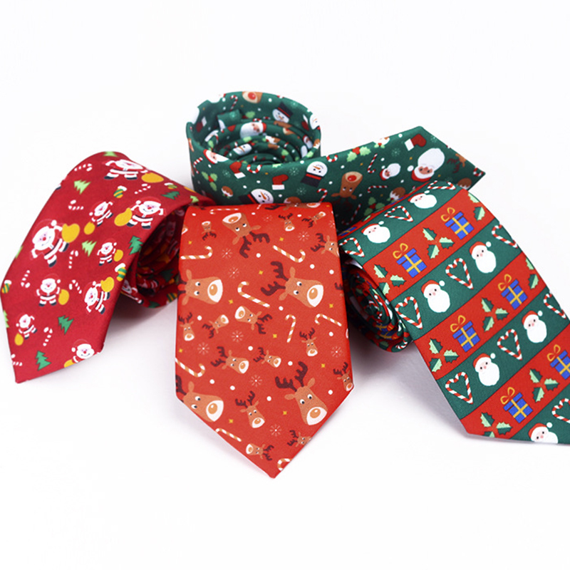 Gravata de natal para homens m - Men'S Fashion Xmas Party avaliação e preço