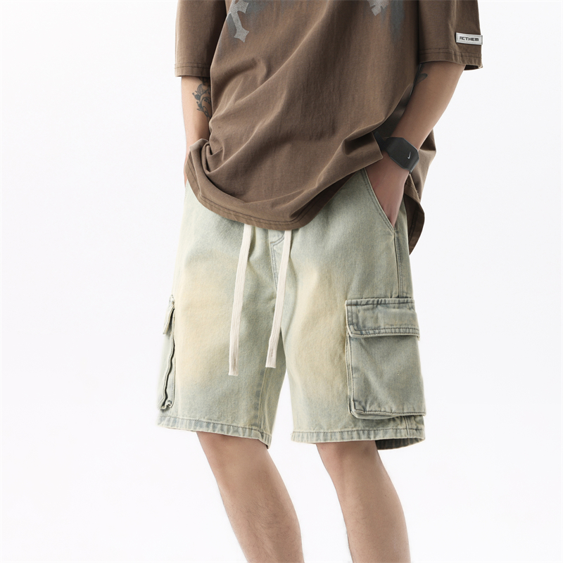 Bermudas Jeans Masculinas de V - Men'S Fashion Loose Pants avaliação e preço