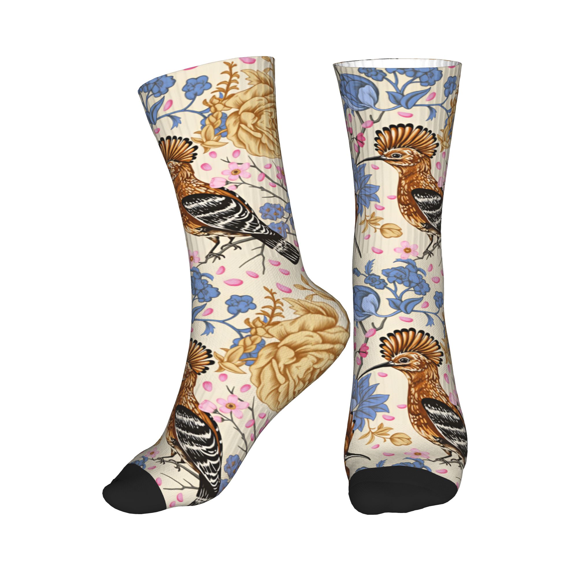 Hoopoe Bird Blue Peony Vintage - Men Fashion Vintage avaliação e preço