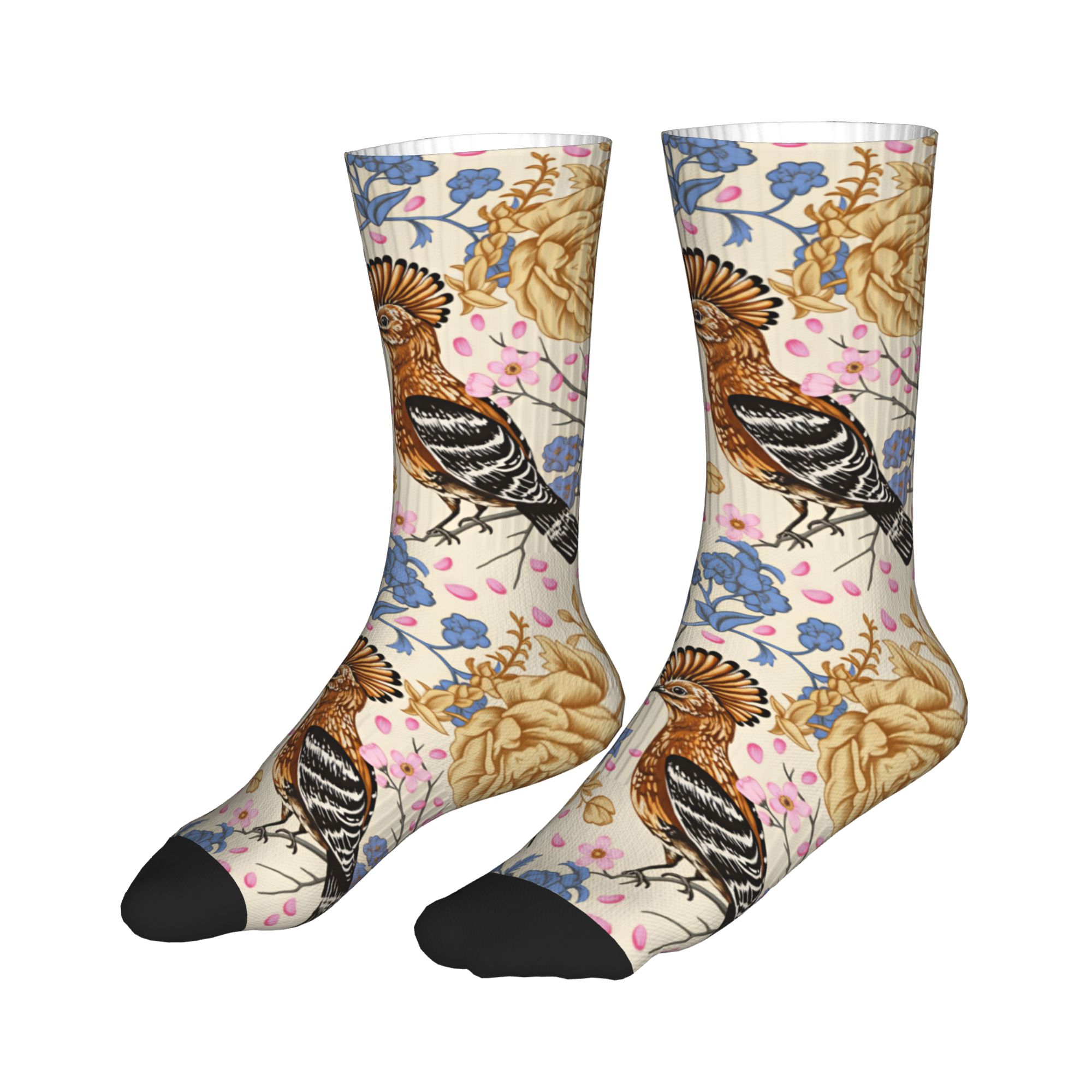 Hoopoe Bird Blue Peony Vintage - Men Fashion Vintage avaliação e preço